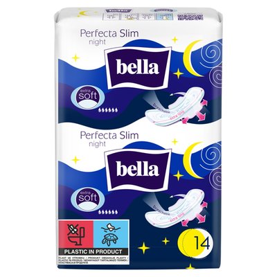 Obrázek Bella Perfecta Slim Night Hygienické vložky á 14 ks