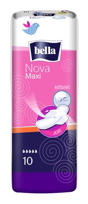Obrázek Bella Nova Maxi hygienické vložky s křidélky 10 ks
