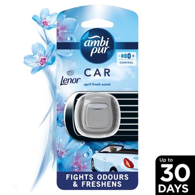 Obrázek Ambi Pur April Fresh Lenor Osvěžovač Vzduchu Do Auta, Náhradní Náplň - Klip 1 ks