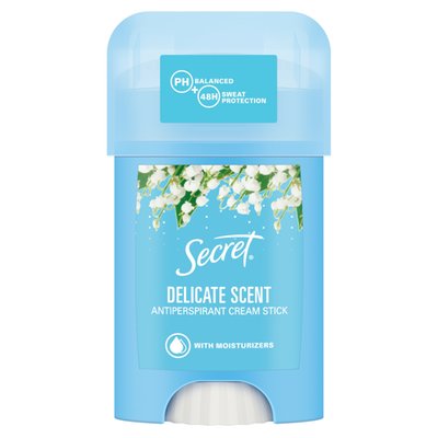 Obrázek Secret Delicate Tuhý Krémový Antiperspirant Pro Ženy 40 ml