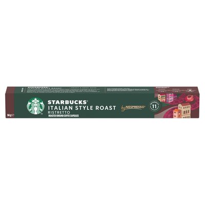 Obrázek STARBUCKS ITALIAN STYLE ROAST by NESPRESSO Dark roast Kávové kapsle, 10 kapslí v balení