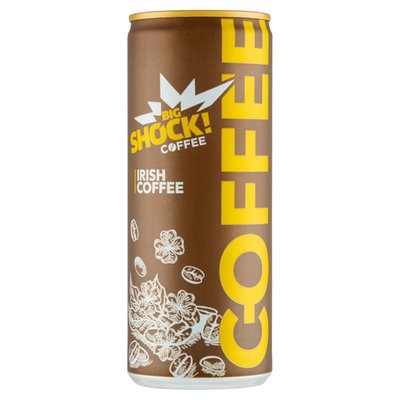 Obrázek Big Shock! Coffee Irish Coffee mléčný nápoj s instantní kávou 250ml