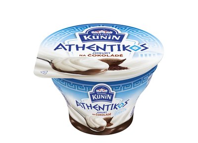 Obrázek KUNÍN Athentikos jogurt na čokoládě, 140g