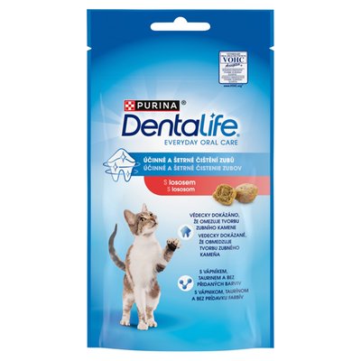 Obrázek DENTALIFE Cat s lososem 40g
