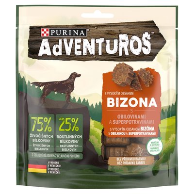 Obrázek PURINA® AdVENTuROS s vysokým obsahem bizona s obilovinou a superpotravinami, 90g