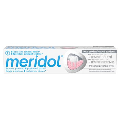 Obrázek meridol® Gum Protection & Gentle White zubní pasta pro ochranu dásní a jemné bělení 75 ml
