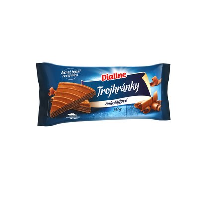 Obrázek Trojhránky Dialine čokoládové 50 g