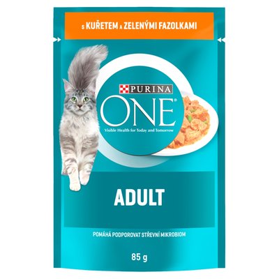 Obrázek Purina ONE Adult kapsička pro kočky kuře ve šťávě 85g