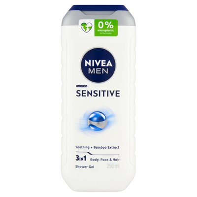 Obrázek Nivea Men Sensitive 3 v 1 Sprchový gel 250ml