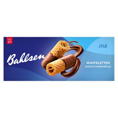 Obrázek Bahlsen Oplatkové trubičky polomáčené v mléčné čokoládě 100g