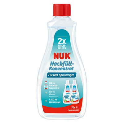 Obrázek NUK Mycí prostředek na láhve a savičky - náhradní koncentrované balení 500 ml