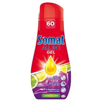 Obrázek Somat All in 1 Gel Lemon do myčky 1080 ml (60 dávek)