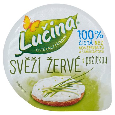 Obrázek Lučina Svěží žervé s pažitkou 80g