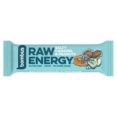 Obrázek bombus Raw Energy Salty Caramel & Peanuts 50g