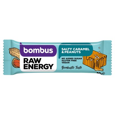 Obrázek bombus Raw Energy Salty Caramel & Peanuts 50g