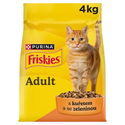 Obrázek Friskies granule pro kočky kuře, zelenina 4kg