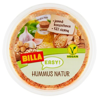 Obrázek BILLA EASY Hummus natur 160g