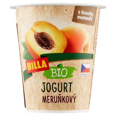 Obrázek BILLA BIO Jogurt meruňkový 150g