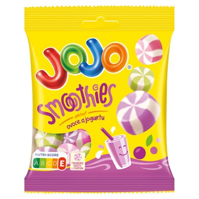 Obrázek JOJO Smoothies želé bonbóny s jogurtovo-ovocnými příchutěmi 80g