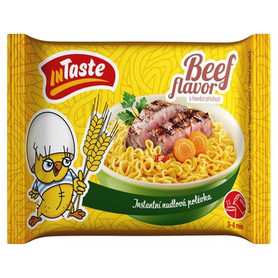 Obrázek InTaste Instantní nudlová polévka s hovězí příchutí 65g