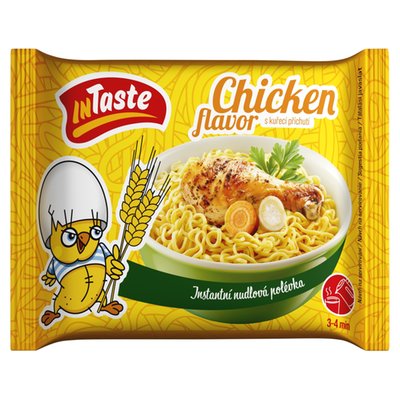 Obrázek InTaste Instantní nudlová polévka s kuřecí příchutí 65g