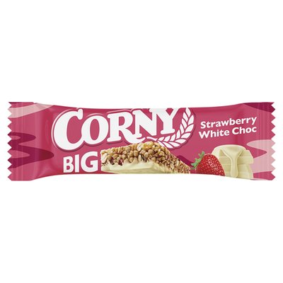 Obrázek Corny BIG cereální tyčinka jahoda-bílá čokoláda 40g