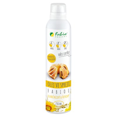 Obrázek Fabio Produkt Fabiol olej ve spreji slunečnicový a řepkový 250ml