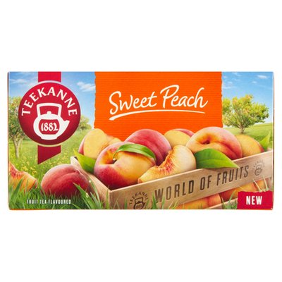 Obrázek Teekanne World of Fruits Sweet Peach ovocno-bylinný čaj 20 x 2,25g (45g)