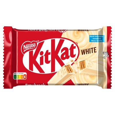 Obrázek KitKat 4Finger tyčinka s náplní v bílé polevě 41,5g
