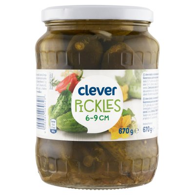 Obrázek CLEVER OKURKY STERILOVANE 6-9 670 G