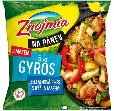 Obrázek Znojmia Na pánev à la gyros zeleninová směs s rýží a masem 400g