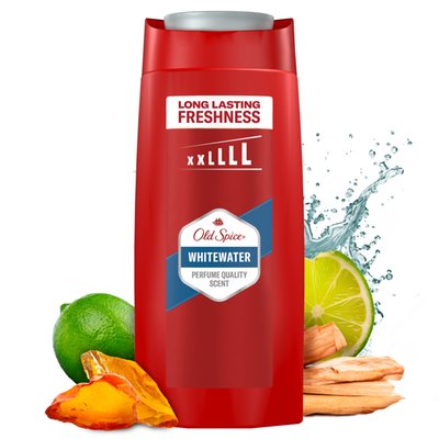 Obrázek Old Spice Whitewater 3 V 1 Přípravek Na Mytí, Sprchový Gel A Šampon Pro Muže, 675ml