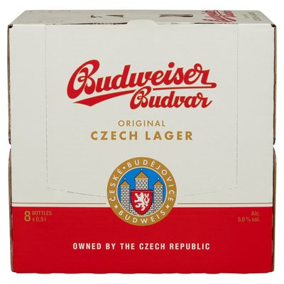 Obrázek Budweiser Budvar Original pivo ležák světlé 8 x 0,5l