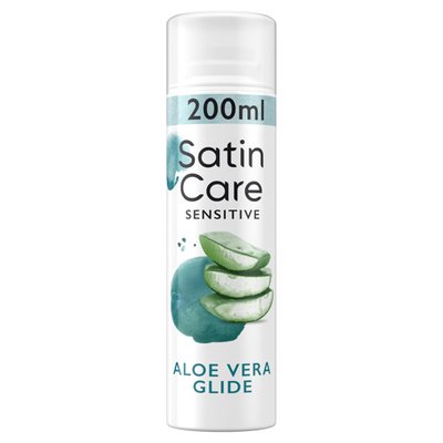 Obrázek Gillette Satin Care Sensitive Aloe Vera Glide Gel Na Holení 200ml