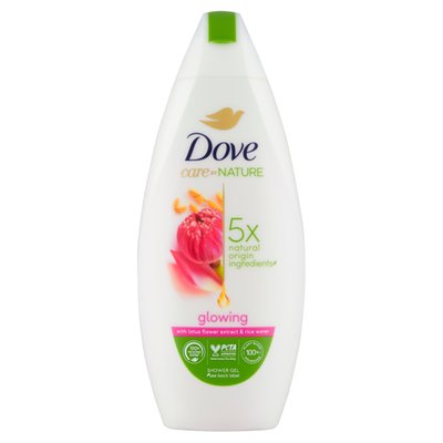 Obrázek Dove Glowing Lotus a rýžová voda Sprchový gel 225ml