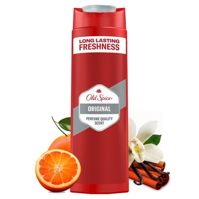 Obrázek Old Spice Original Sprchový Gel A Šampon Pro Muže 400 ml Dlouhotrvající Svěžest