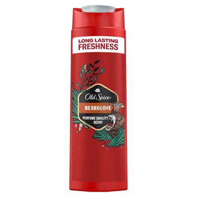 Obrázek Old Spice Bearglove 3 V 1 Přípravek Na Mytí, Sprchový Gel A Šampon Pro Muže, 400ml