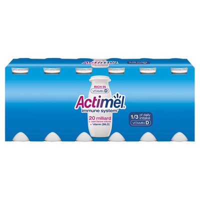 Obrázek Actimel probiotický jogurtový nápoj s vitamíny bílý 12 x 100g