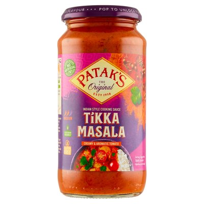Obrázek Patak's Tikka Masala rajčatová omáčka se smetanou a koriandrem 450g