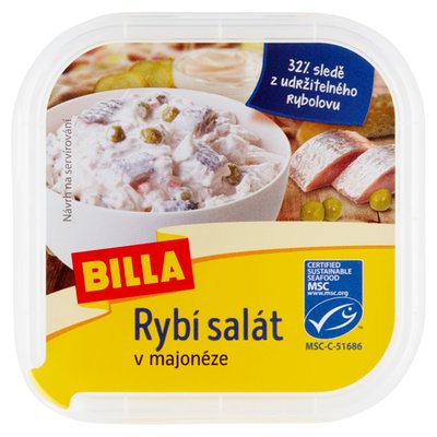 Obrázek BILLA DEL RYBÍ SALÁT V MAJONÉZE 135G