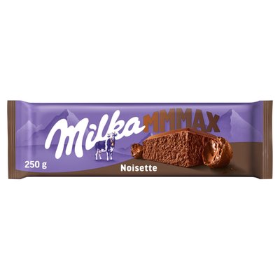 Obrázek Milka Noisette mléčná čokoláda z alpského mléka s lískooříškovou pastou 250 g