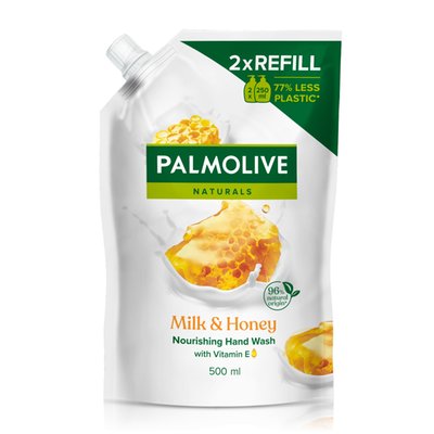 Obrázek Palmolive Naturals Honey & Milk tekuté mýdlo náhradní náplň 500ml