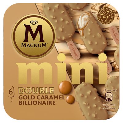 Obrázek Magnum Mini Double Gold Billionaire 6 x 55ml
