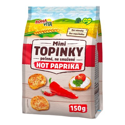 Obrázek Mini topinky paprika 150g