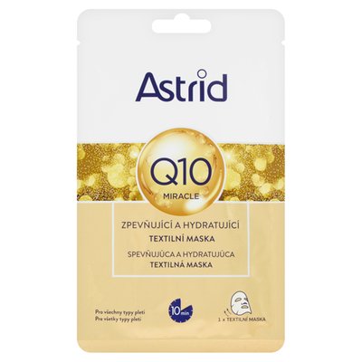 Obrázek ASTRID TEXTILNÍ MASKA KOENZYM Q10