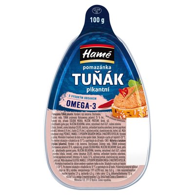 Obrázek Hamé Pomazánka tuňák pikantní 100g