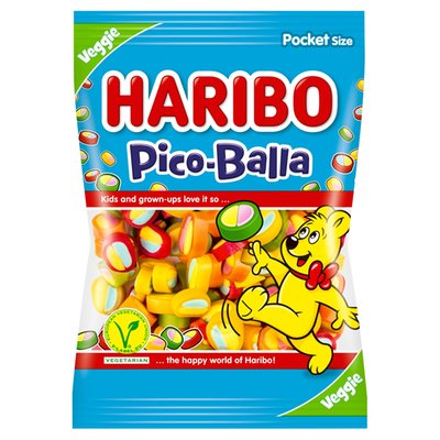 Obrázek Haribo Pico Balla želé cukrovinky s ovocnými příchutěmi 80g