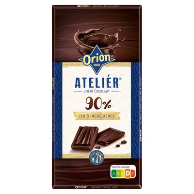 Obrázek Orion Ateliér Čokoláda hořká 90% 80g
