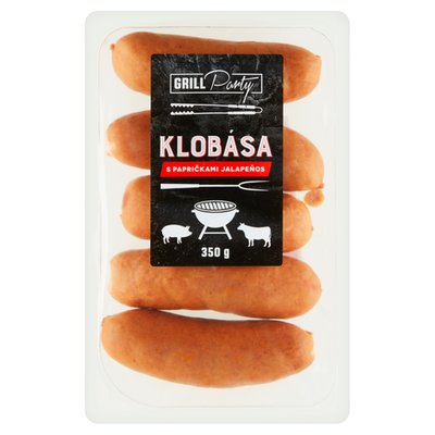 Obrázek KRA GRILL PARTY KLOBASA S JALAPENOS 350G