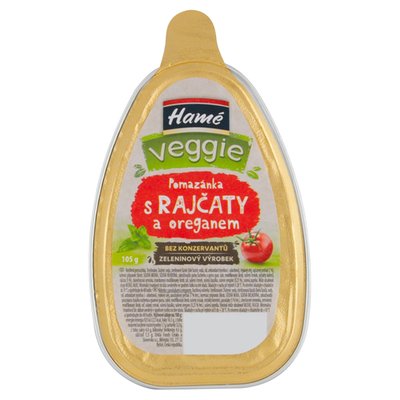 Obrázek Hamé Veggie pomazánka s rajčaty a oreganem 105g